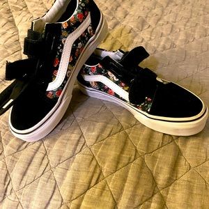 Kids Vans, size 1 floral